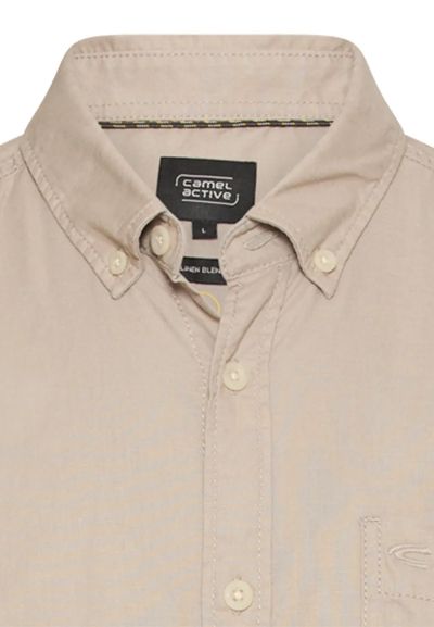 Светла риза Camel Active, лен и памук