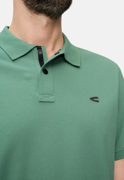 Зелена тениска с яка Camel Active