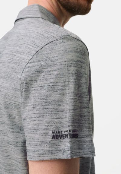 Тениска с яка и копчета Camel Active