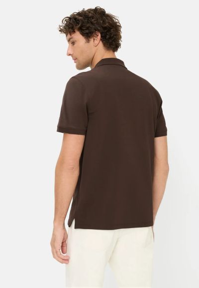 Кафява тениска с яка Camel Active