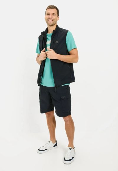 Зелена тениска с лого Camel Active