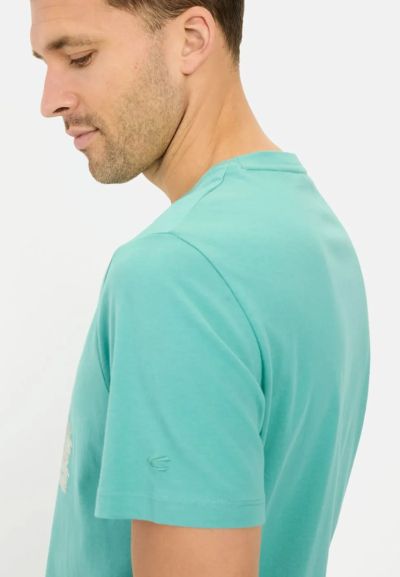 Зелена тениска с лого Camel Active