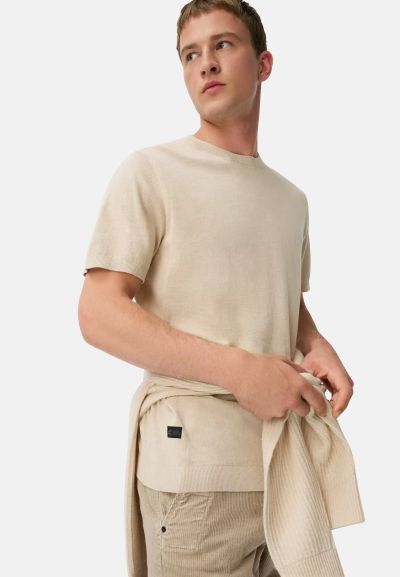 Плетена блуза с къс ръкав Camel Active