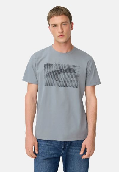 Сива лого тениска Camel Active