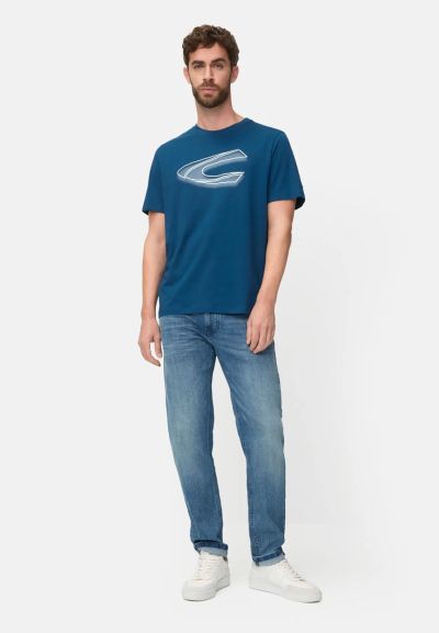 Синя лого тениска Camel Active