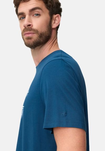Синя лого тениска Camel Active