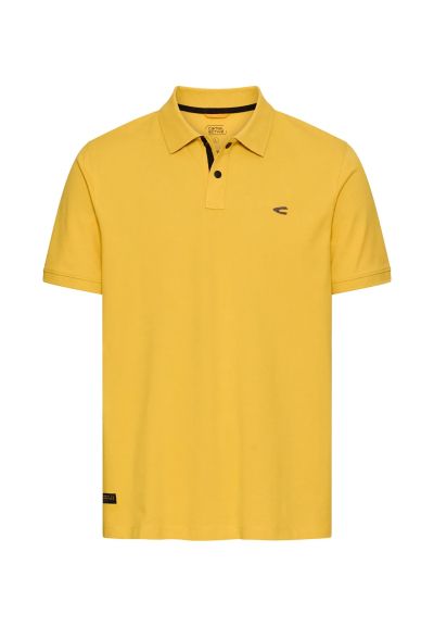 Жълта тениска с яка Camel Active