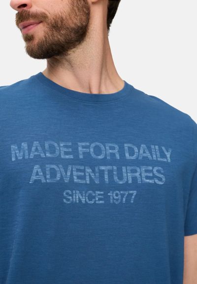 Синя принтирана тениска Camel Active