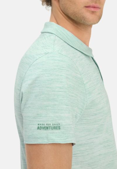 Светла тениска с яка Camel Active