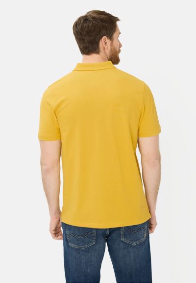 Жълта тениска с яка Camel Active