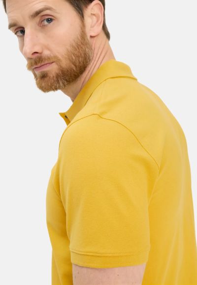 Жълта тениска с яка Camel Active