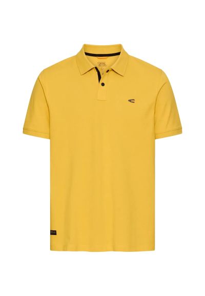 Жълта тениска с яка Camel Active