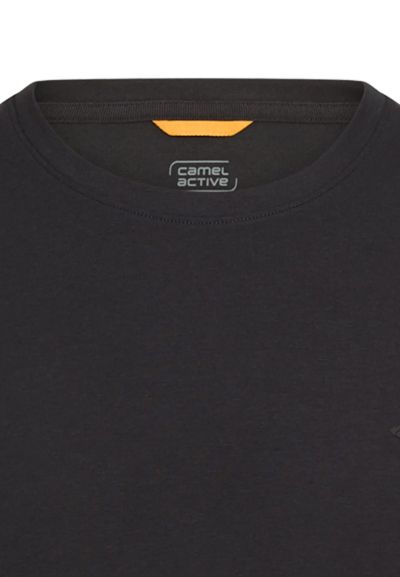 Черна тениска Camel Active еластична в 4 посоки