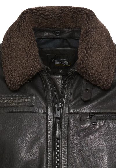 Кожено яке Camel Active с подвижна яка