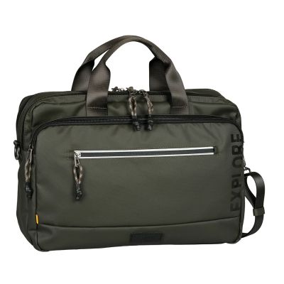 Бизнес чанта Camel Active в цвят каки