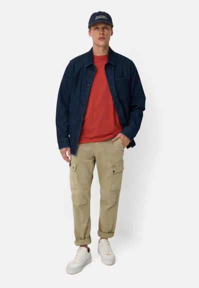 Червена тениска Camel Active, еластична в 4 посоки