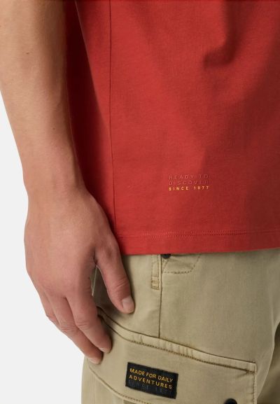 Червена тениска Camel Active, еластична в 4 посоки