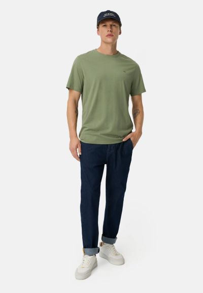 Зелена тениска Camel Active, еластична в 4 посоки