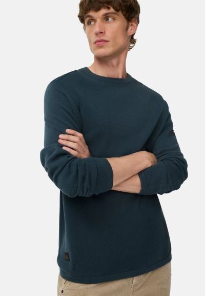 Плетен памучен пуловер Camel Active