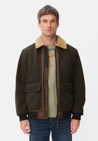 Кафяв бомбър Camel Active с подвижна яка