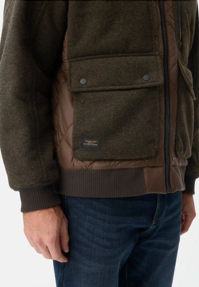 Кафяв бомбър Camel Active с подвижна яка