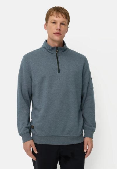 Синя блуза с цип Camel Active