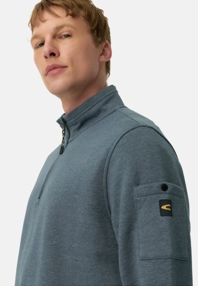Синя блуза с цип Camel Active
