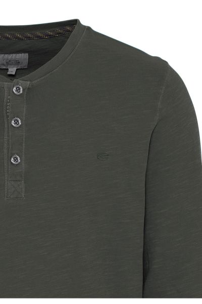 Зелена блуза с копчета Camel Active, органичен памук