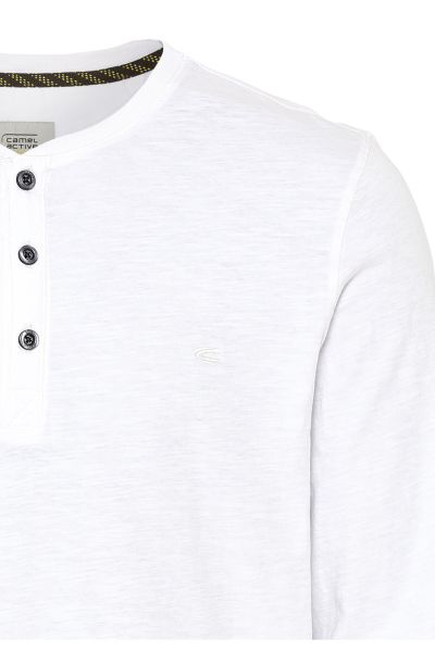 Бяла блуза с копчета Camel Active, органичен памук