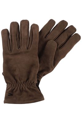 Кожени ръкавици Camel Active, цвят тъмно кафяв