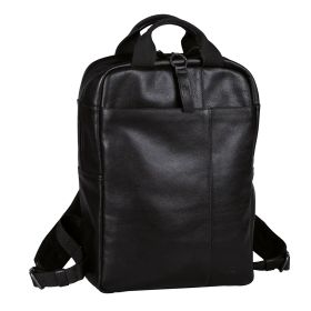 Черна кожена раница Camel Active
