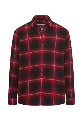 Тъмно червена карирана риза Camel Active, fleXXXactive