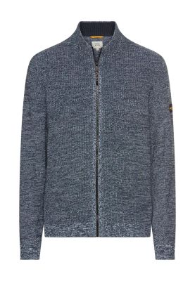 Синя жилетка с цип Camel Active, памук и акрил