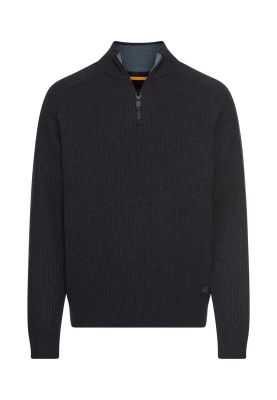 Едноцветен пуловер Camel Active, чиста вълна 