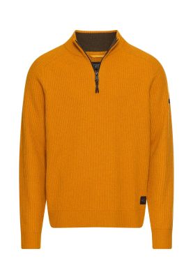 Едноцветен пуловер Camel Active, чиста вълна 