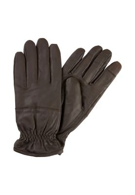 Тъмно кафяви кожени ръкавици Camel Active