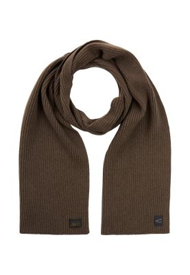 Тъмно кафяв вълнен шал Camel Active