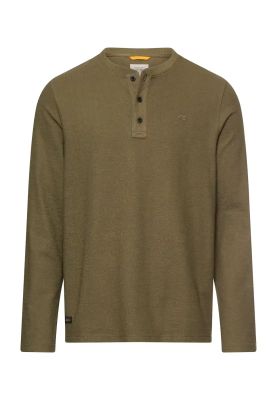 Едноцветна блуза с копчета Camel Active