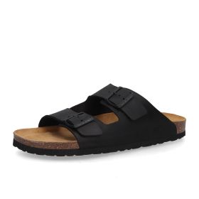 Черни кожени чехли Camel Active