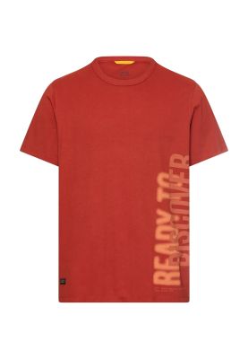 Червена тениска Camel Active с принт