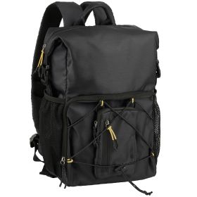 Олекотена черна раница Camel Active