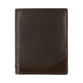 Кафяв вертикален портфейл Camel Active