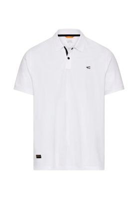 Бяла тениска с яка Camel Active