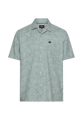 Риза с къс ръкав Camel Active, десен на листа