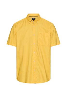 Жълта Риза с къс ръкав Camel Active, лен и памук