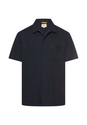 Тъмно синя риза от трико Camel Active