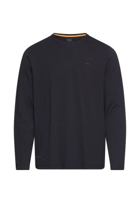 Тъмно синя блуза с дълъг ръкав Camel Active, fleXXXactive®